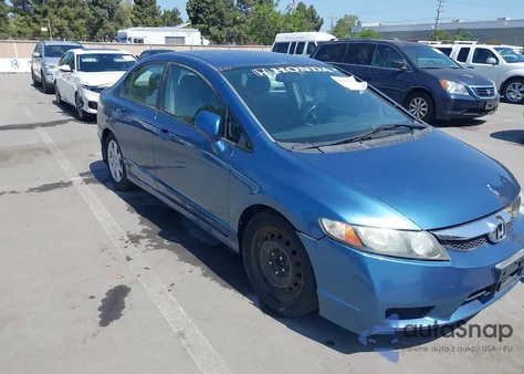 2011 Honda Civic Lx z USA, uszkodzony, nr VIN 2HGFA1F5XBH524885